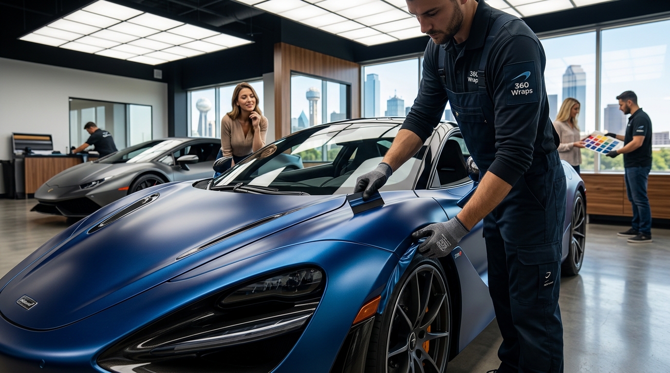 Luxury Car Color Change Wraps in Dallas-Fort Worth
