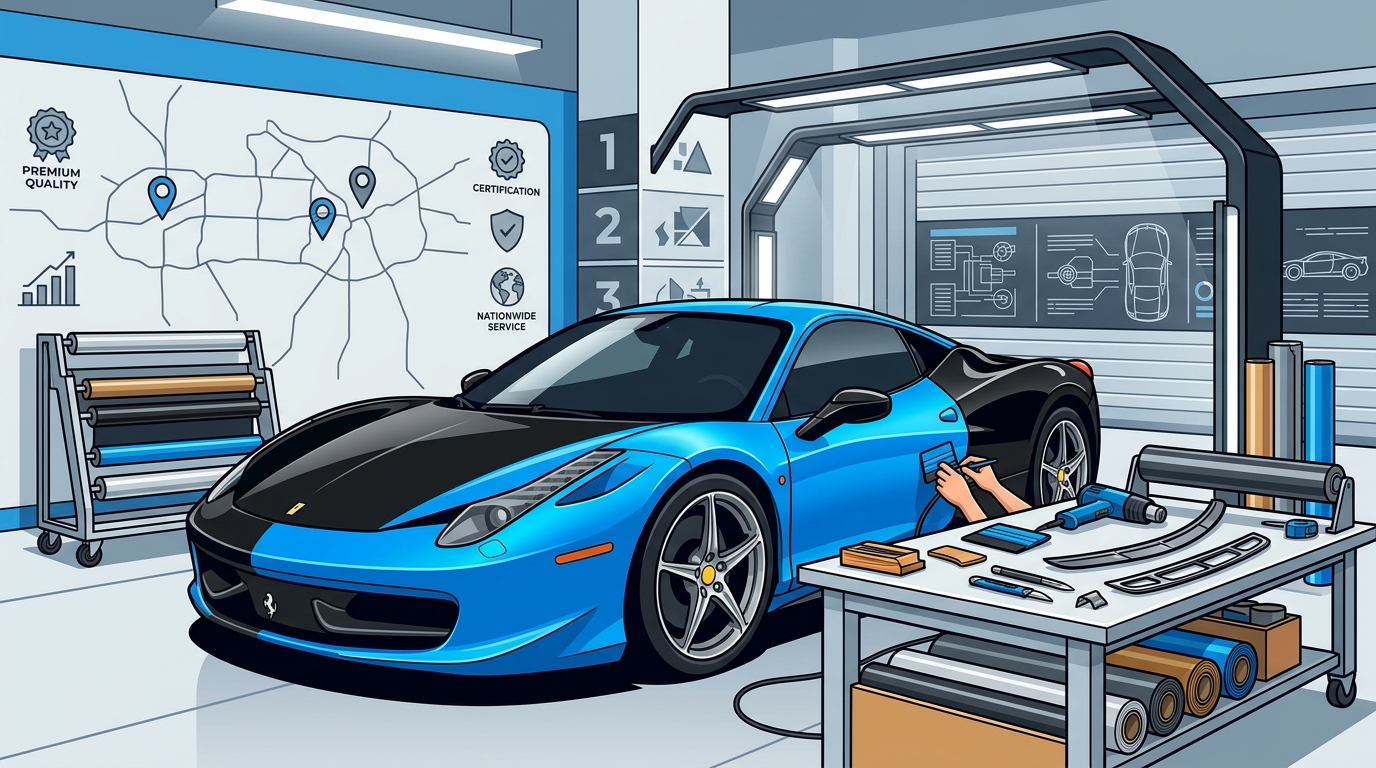 Luxury Car Color Change Wraps in Dallas-Fort Worth