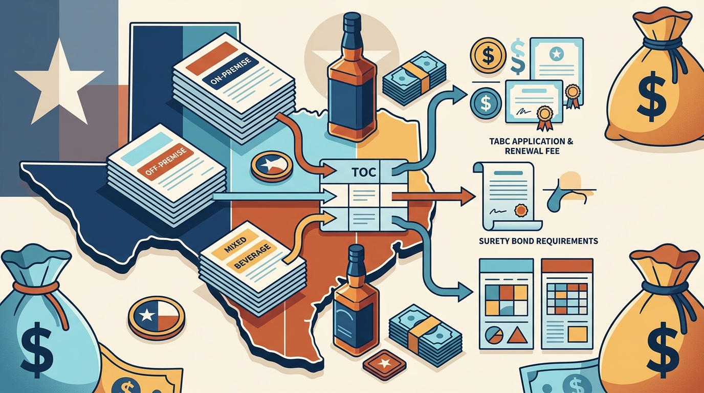 How Much Does a Liquor License Cost in Texas in 2026?