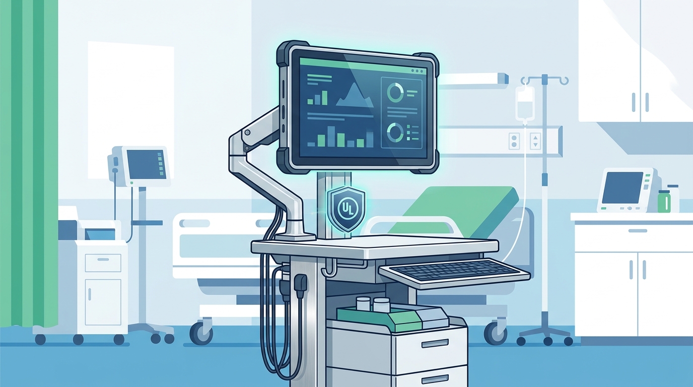 IEC 60601-Certified Displays for Medical Carts: 2026 Guide