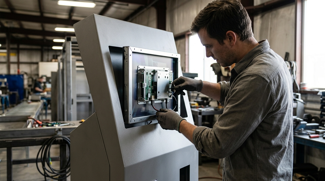 Open-Frame Monitors for Panel-Mount Kiosks: The 2026 Guide