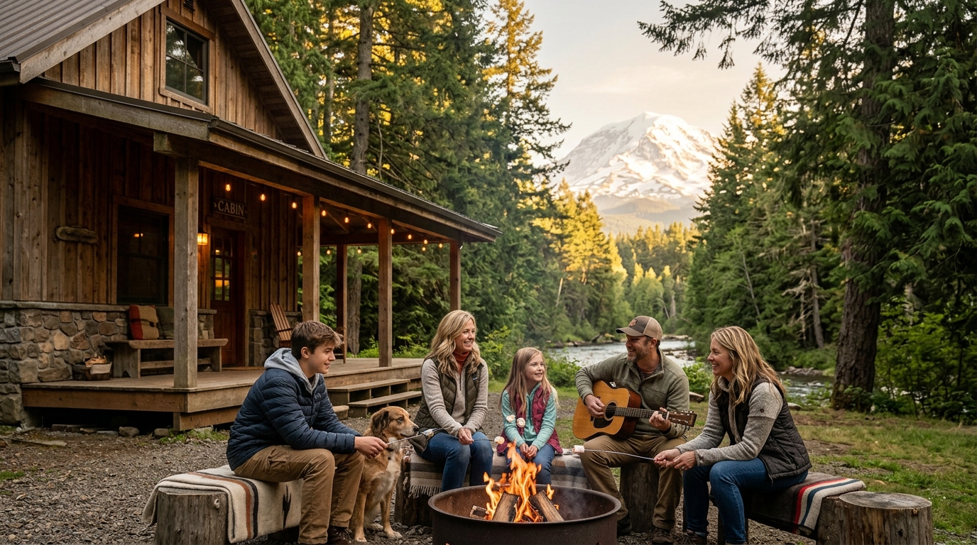 Family Cabin Getaways Near Mount Rainier: The Ultimate Guide