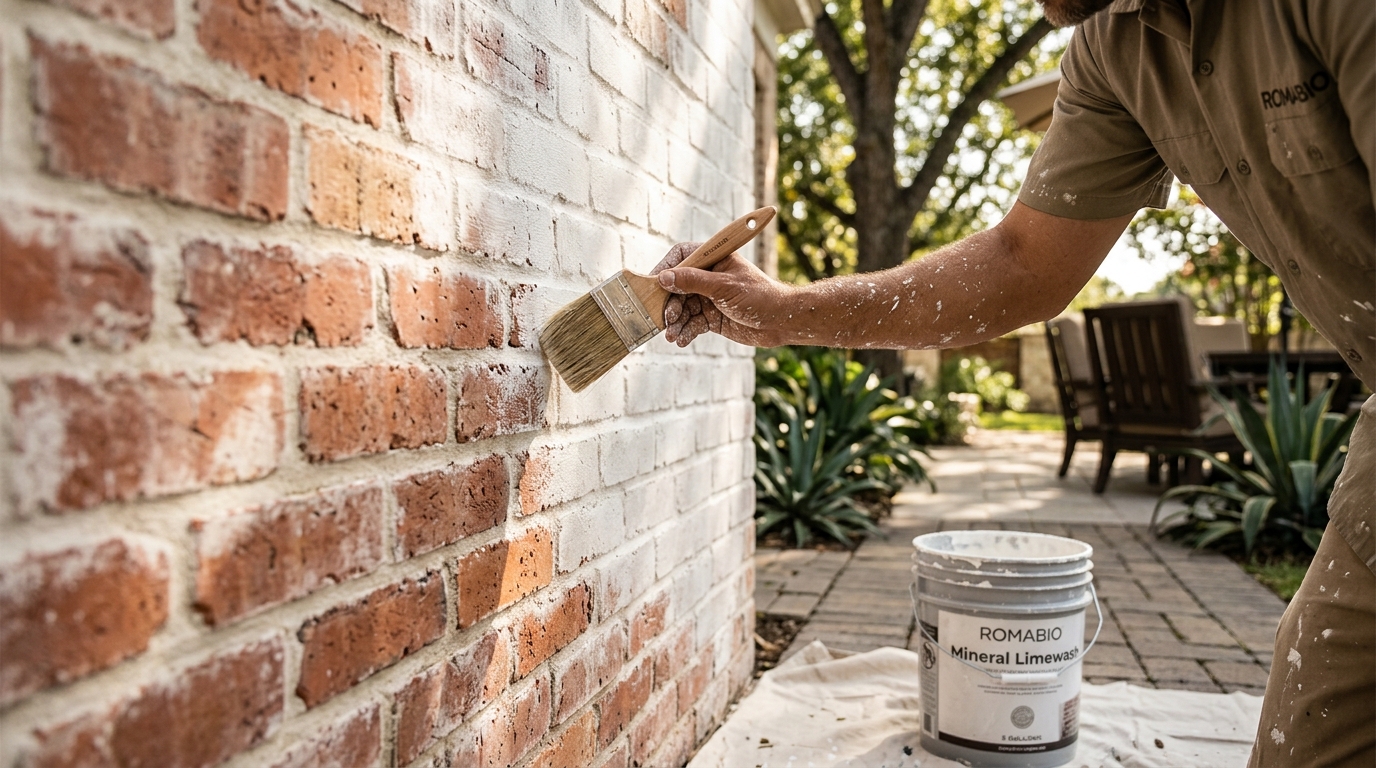Brick Limewash and Whitewash in San Antonio: A Guide