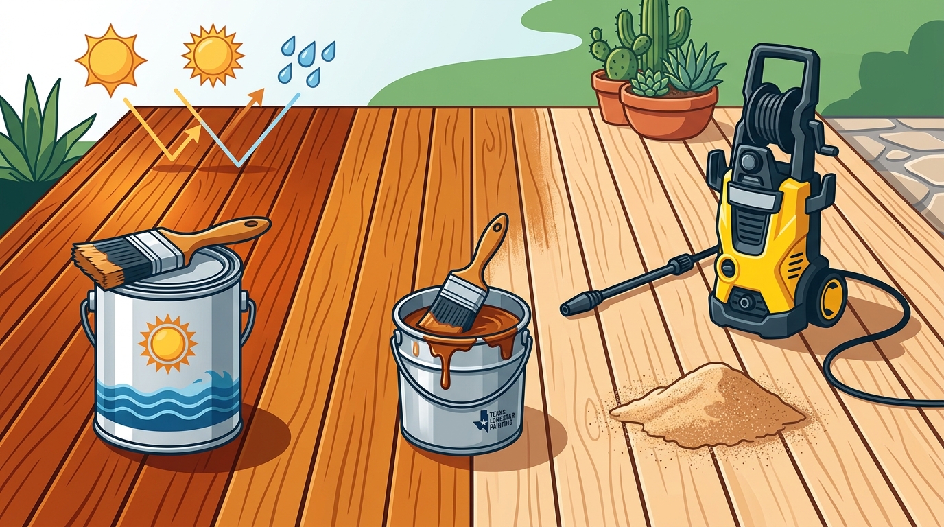Best Way to Stain a Deck in San Antonio for Long-Lasting Results