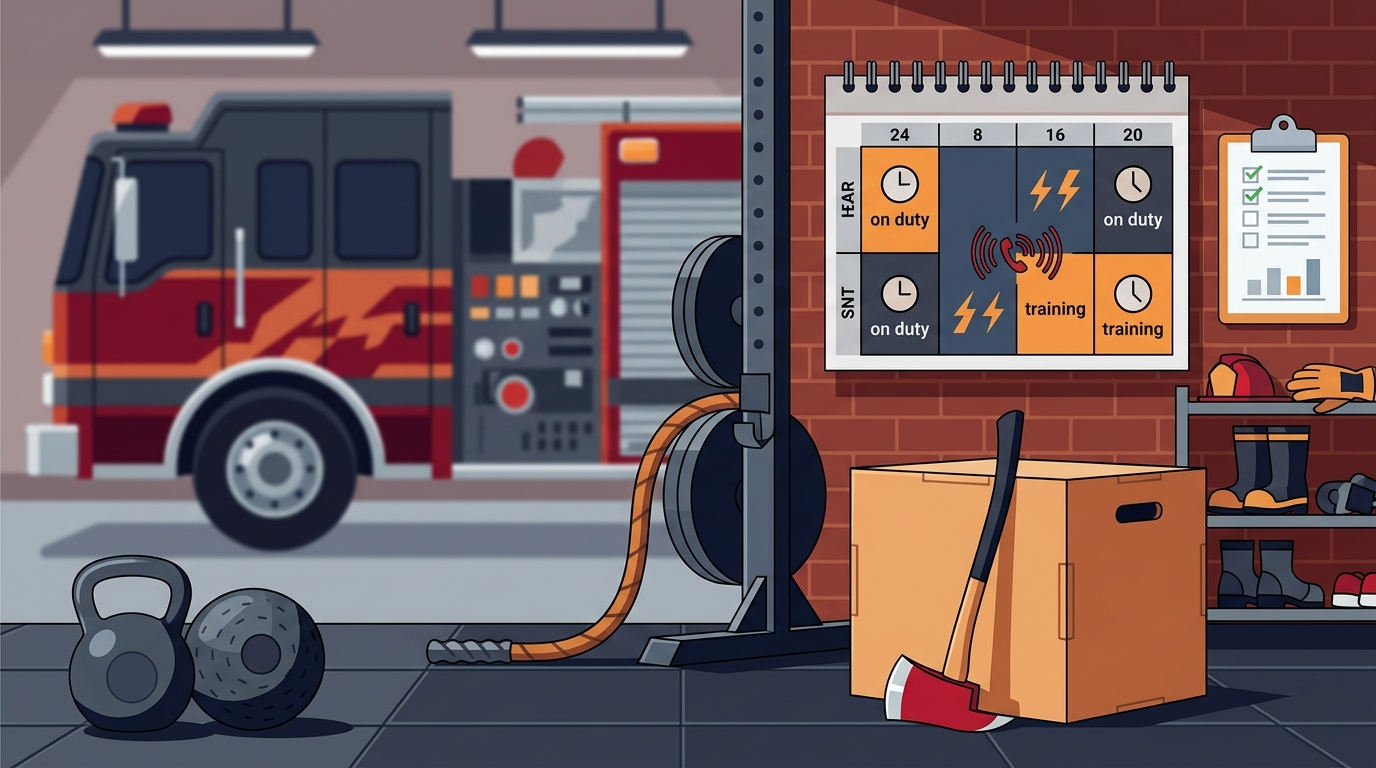 Firefighter Fitness Programs Built for Shift Work and Call V