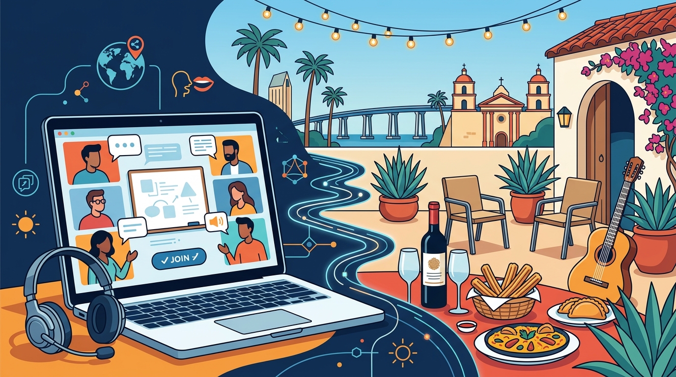 Online Spanish Classes with San Diego Social Events: The 2026