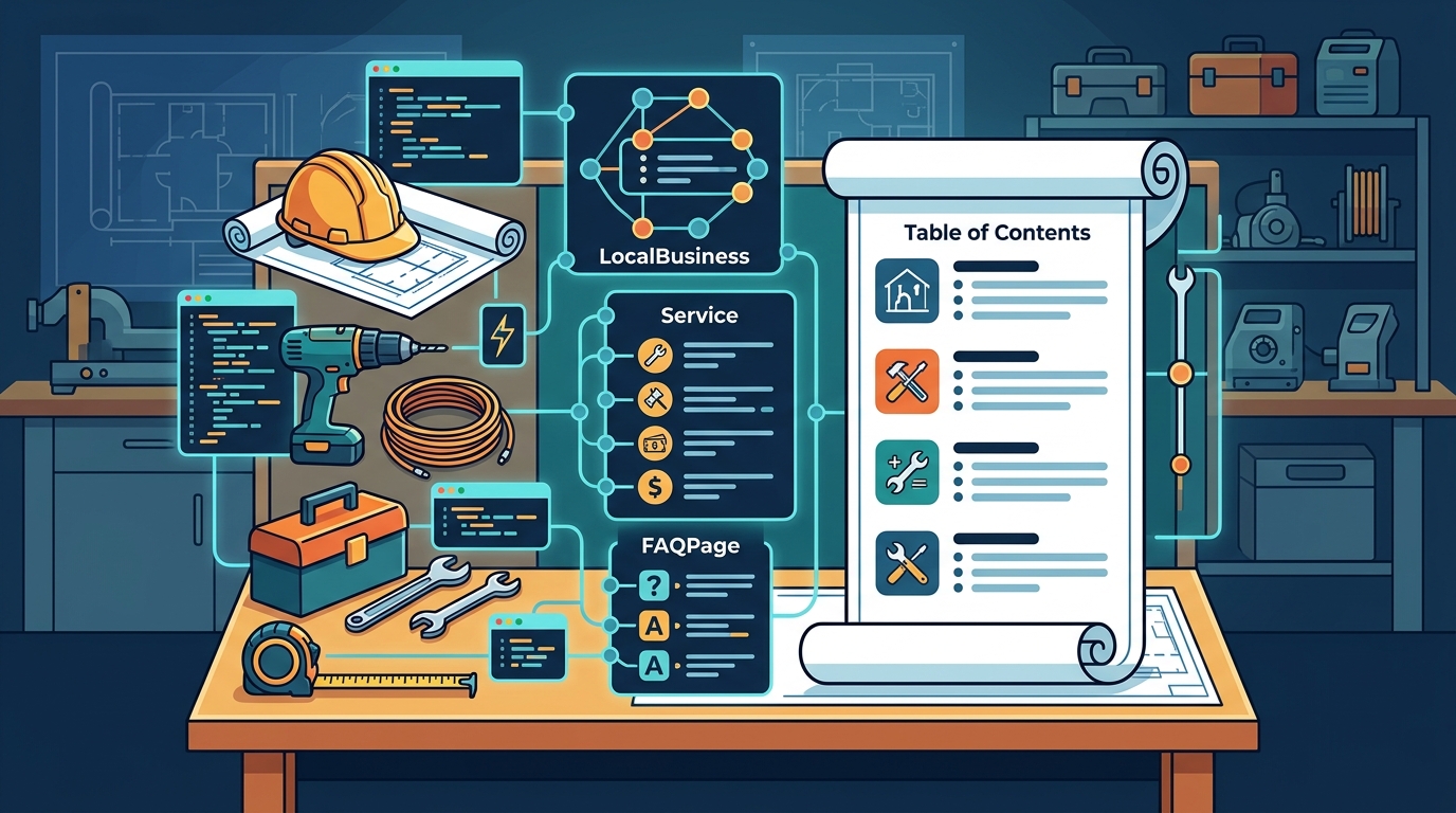 Structured Data Markup for Home Service Contractors in AI Search