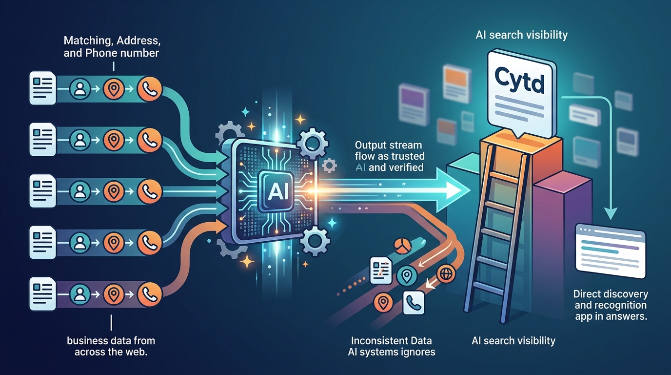 How Business Data Consistency Drives AI Search Visibility