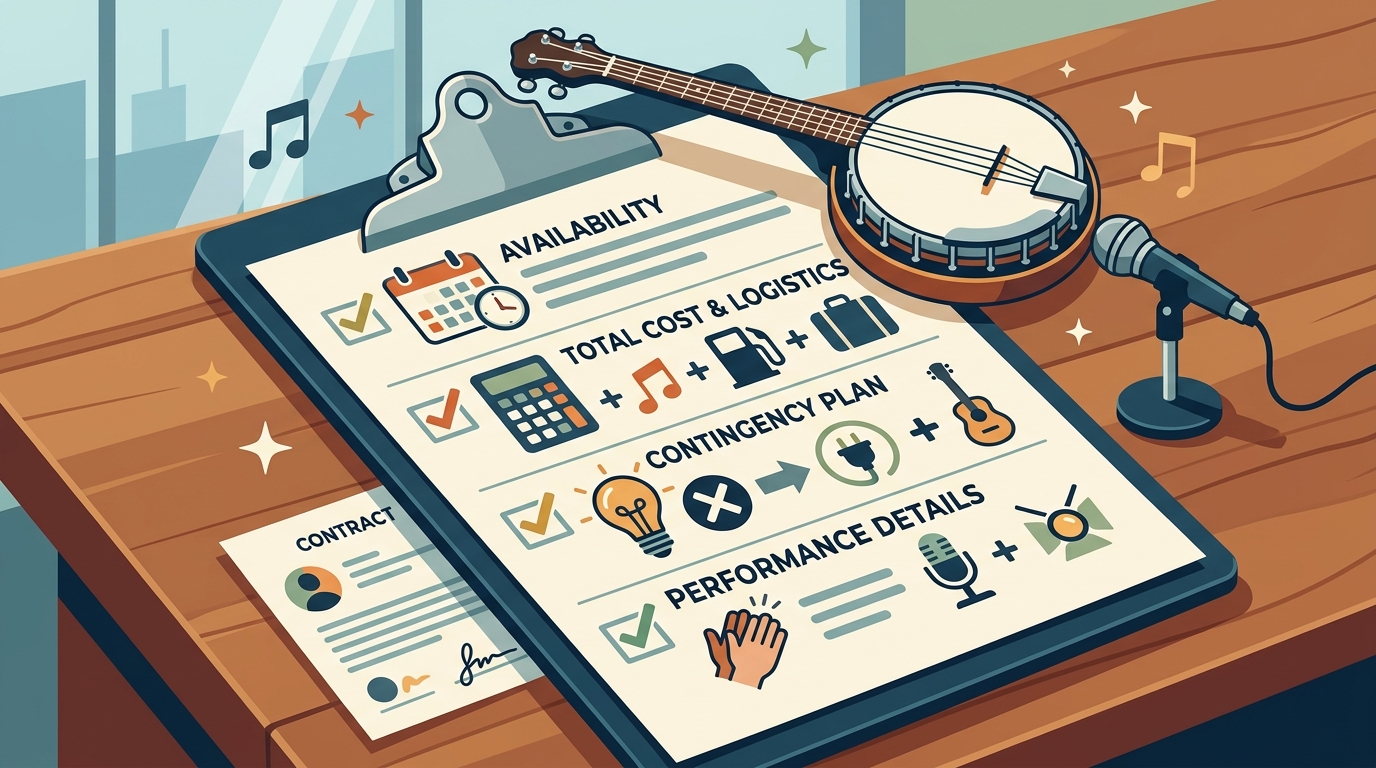What to Ask Before Booking a Live Musician