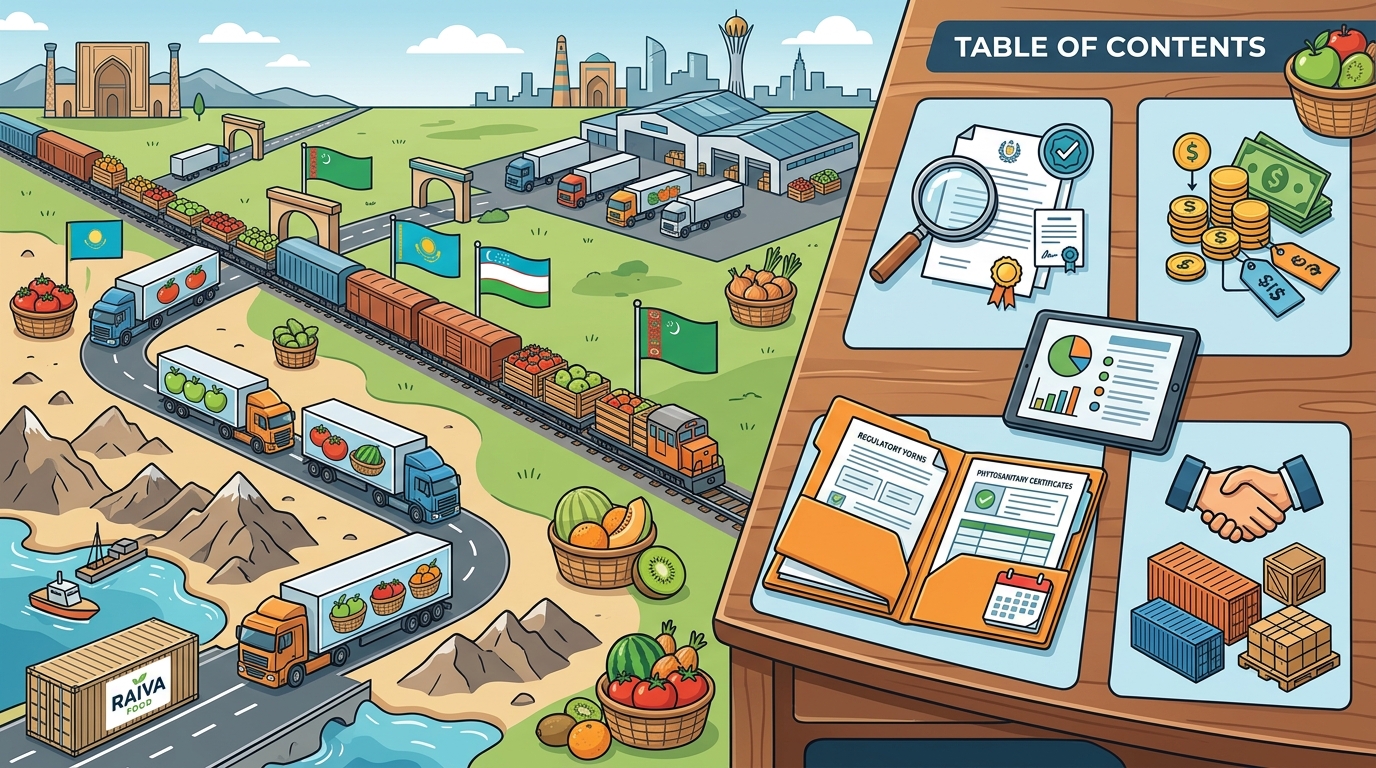 Shipping Fresh Produce from Iran to Central Asia: The 2026 Guide