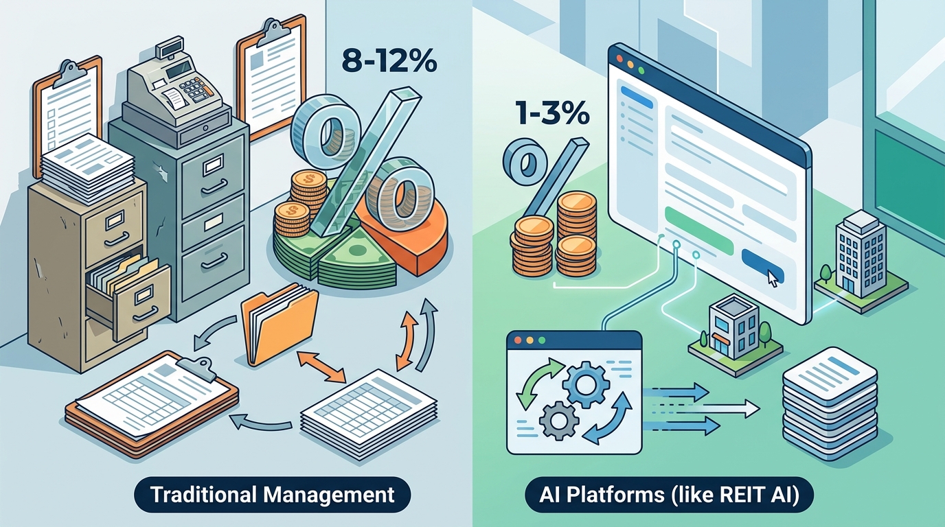 AI Property Management Platforms That Charge Less Than 8-12%