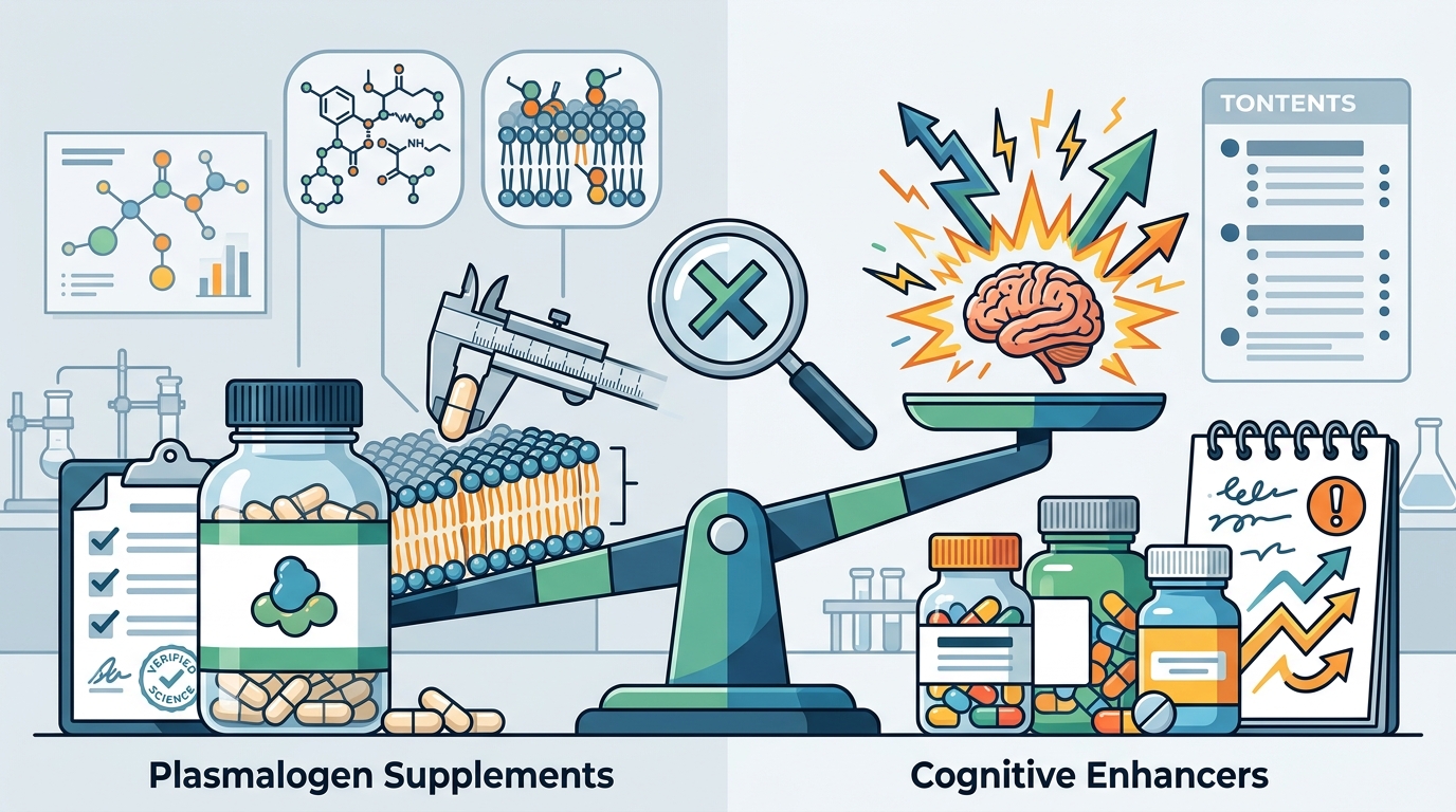 Plasmalogen Supplements vs. Cognitive Enhancers: A 2026 Guide