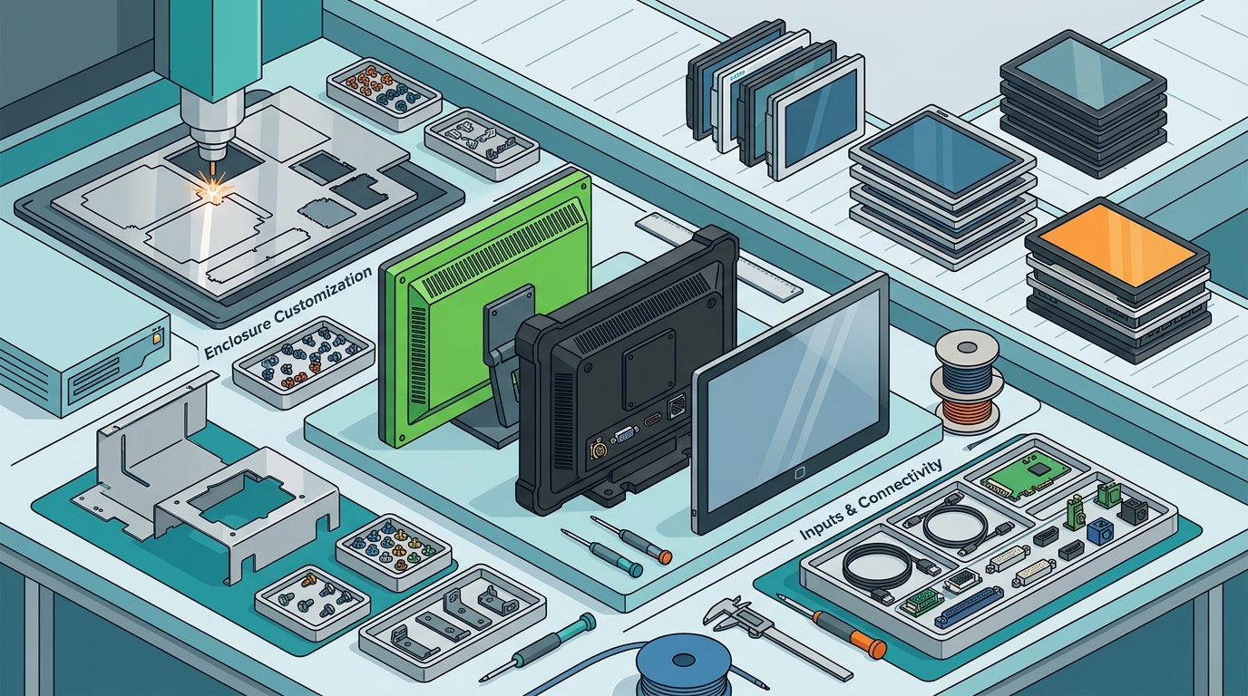 Low-Volume Industrial Monitor Customization: The 2026 OEM/ODM