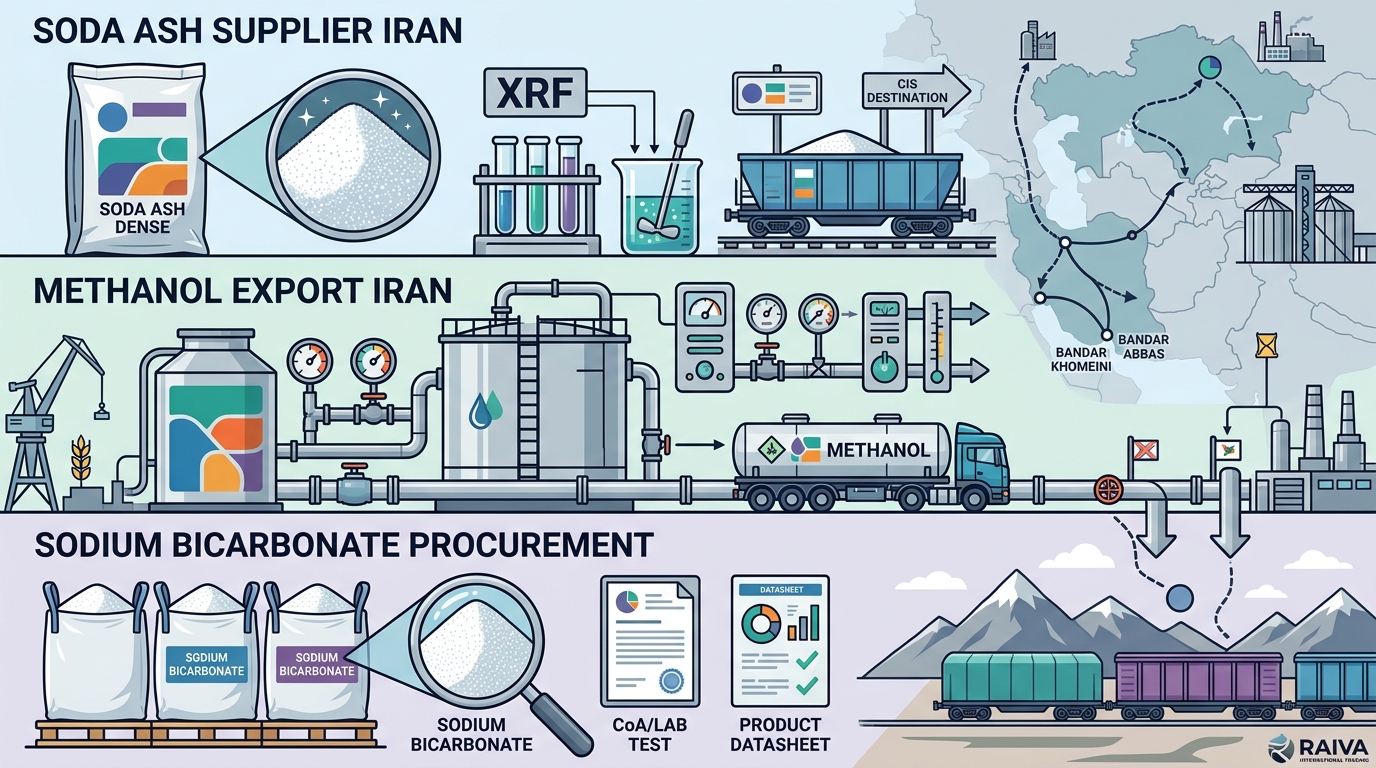 Sourcing Soda Ash, Methanol & Bicarbonate from Iran to CIS