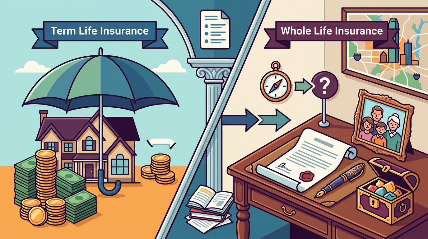 Term vs Whole Life Insurance for Families: The 2026 Decision