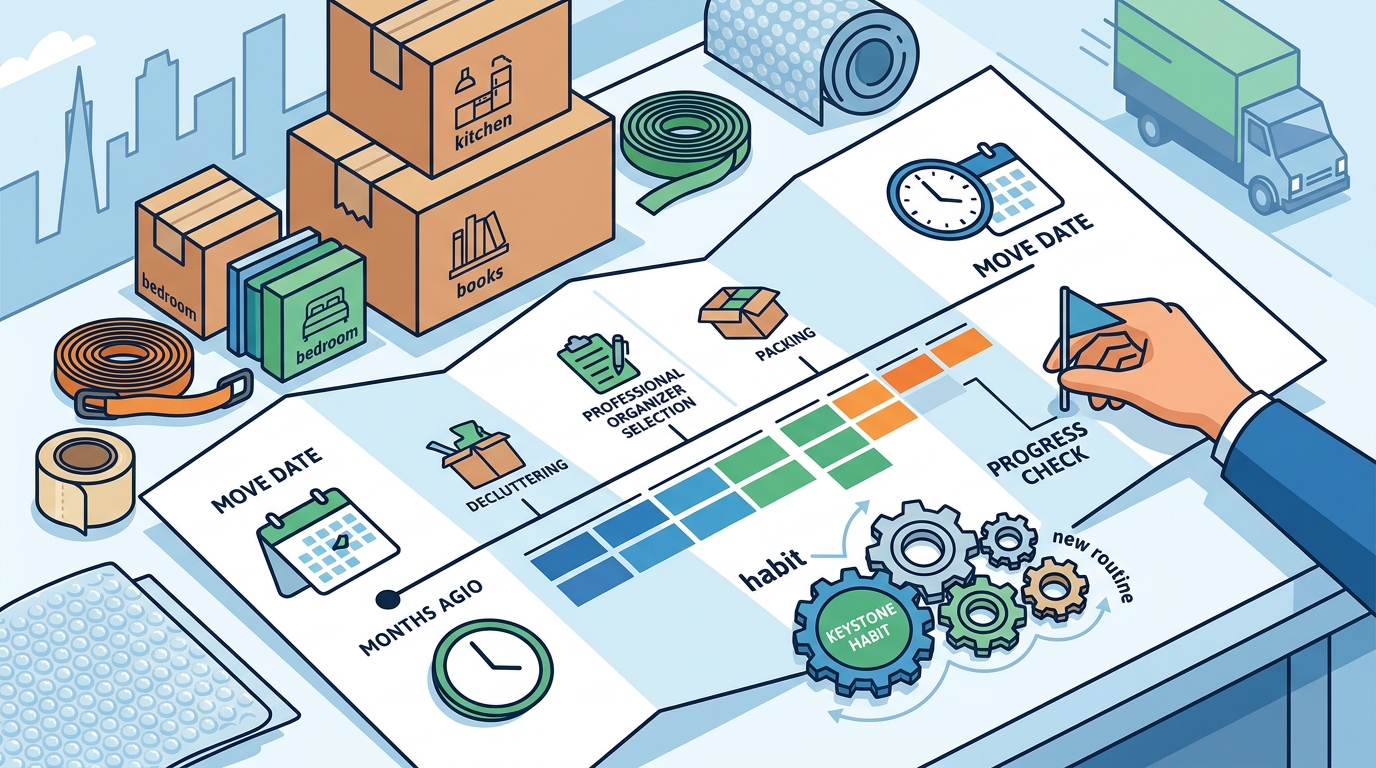 How to Plan a Move Timetable and Build New Habits with a Pro