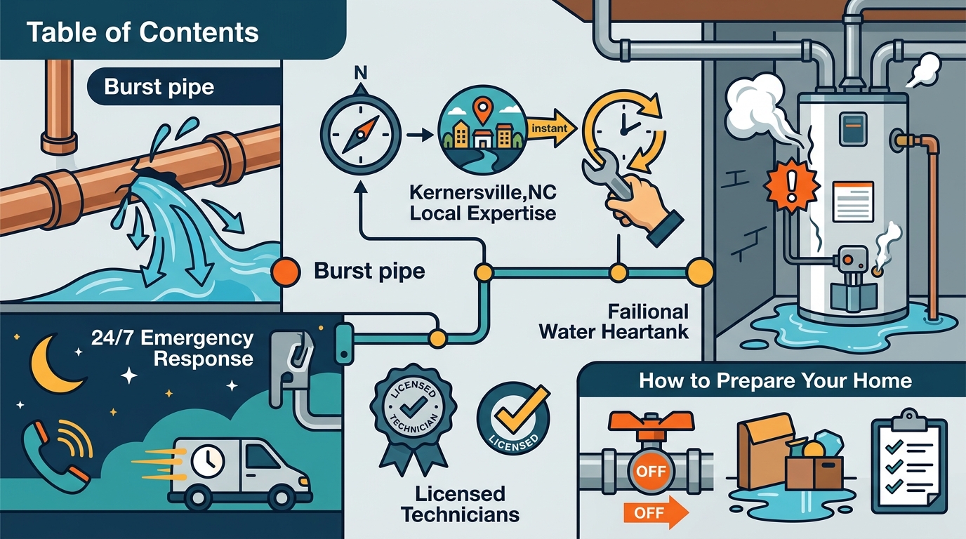 Emergency Plumbing in Kernersville NC: The 2026 Guide
