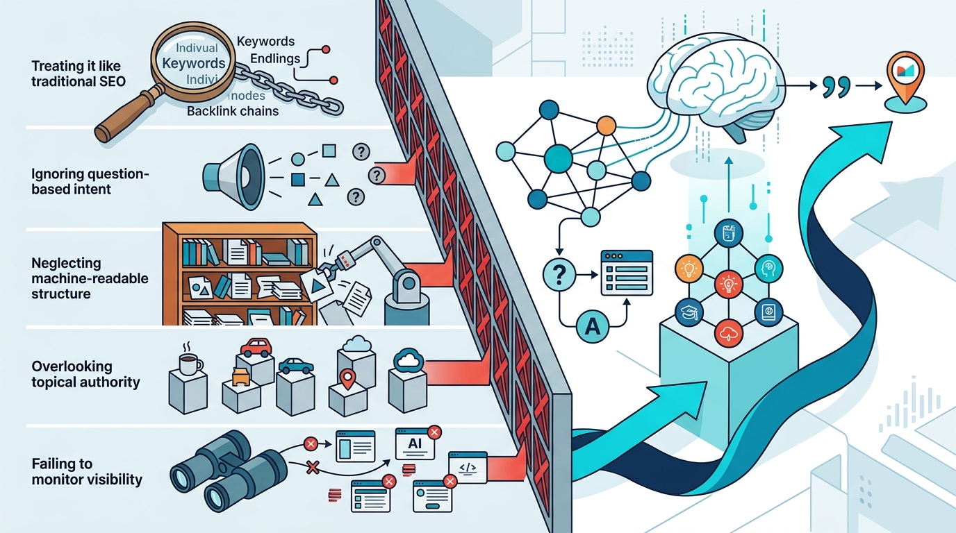 5 Critical Mistakes Brands Make in AI Answer Engine Optimization