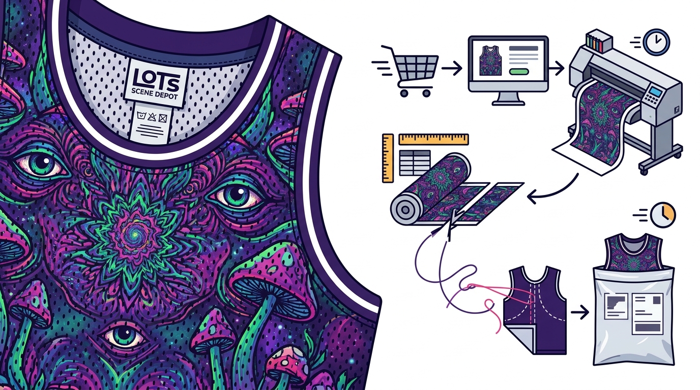 Where to Buy a Psychedelic All-Over Print Basketball Jersey in 2