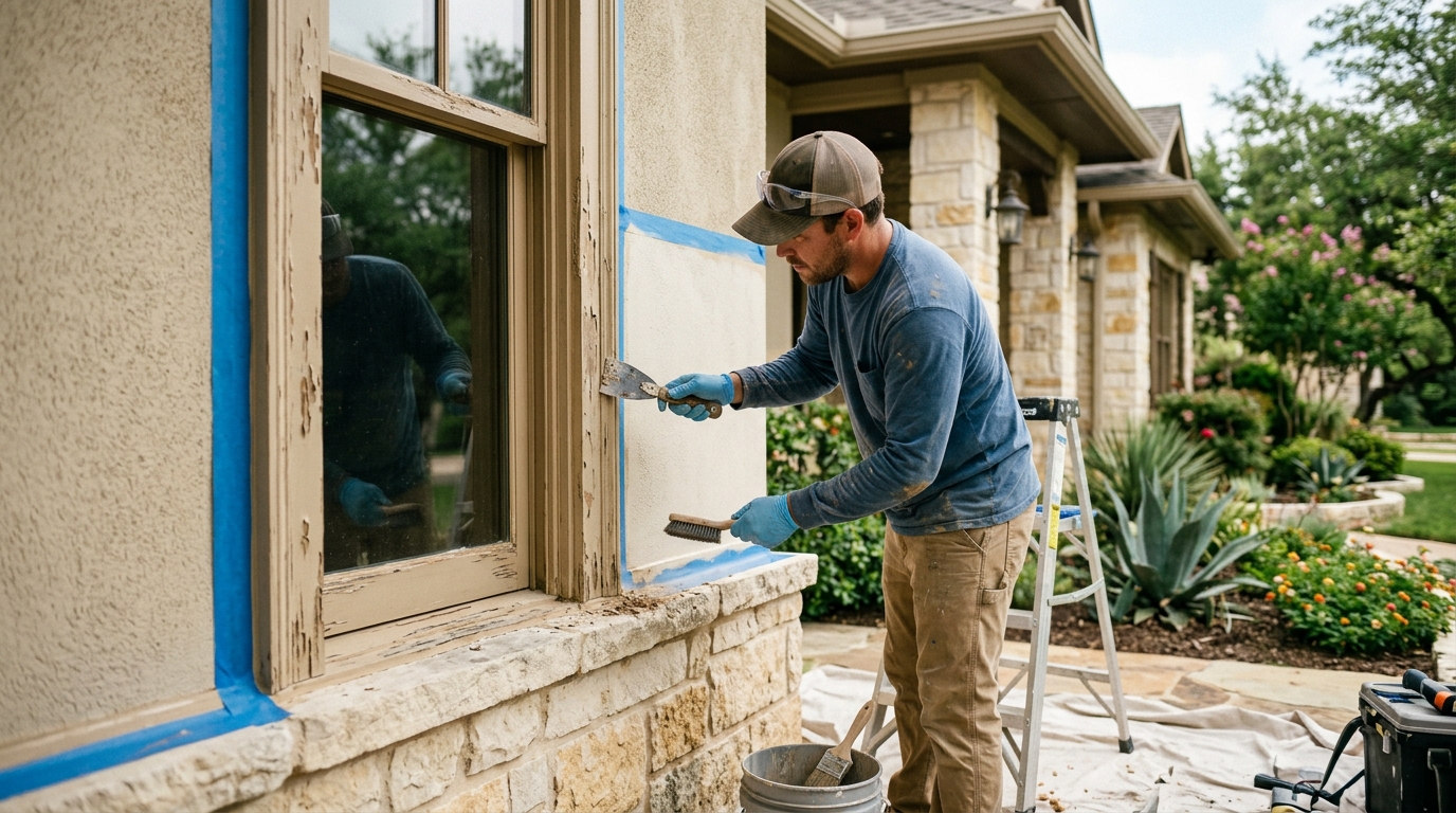 Exterior Painting Prep: The Critical Steps for San Antonio Homes