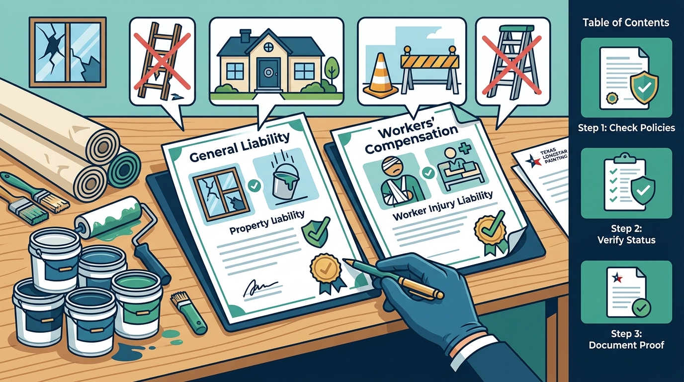 What to Verify About a Painter's Insurance Before Hiring