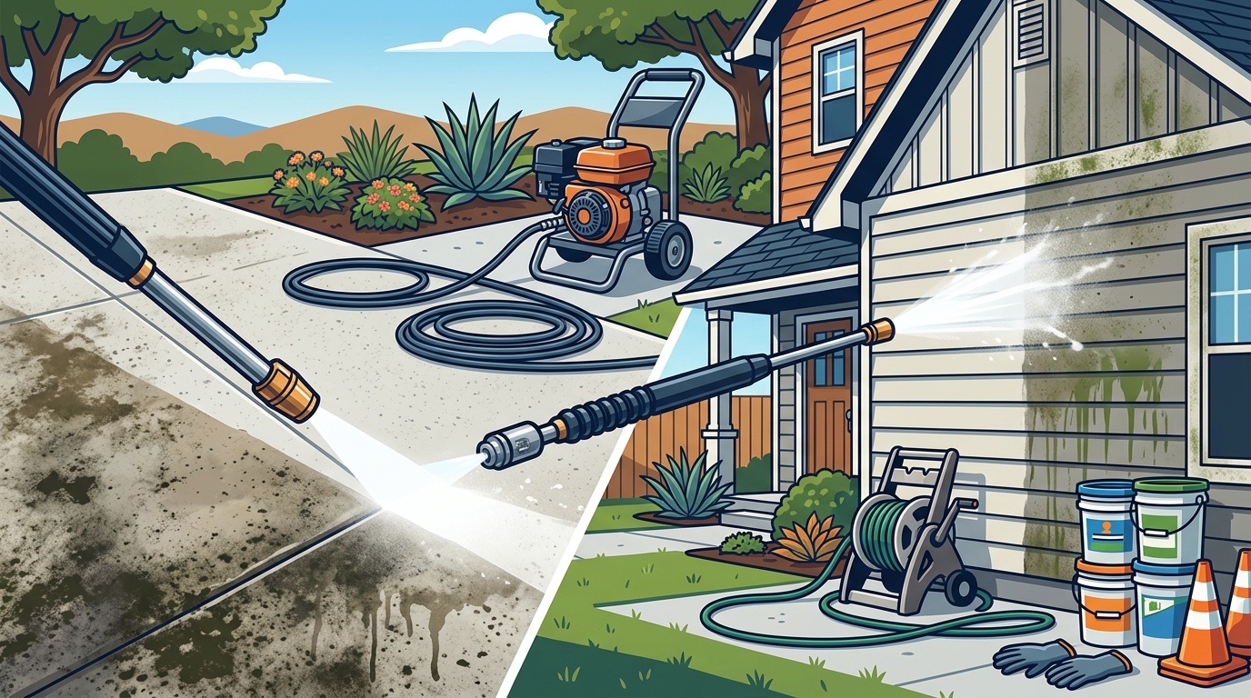 San Antonio Pressure Washing Guide for Driveways and Siding