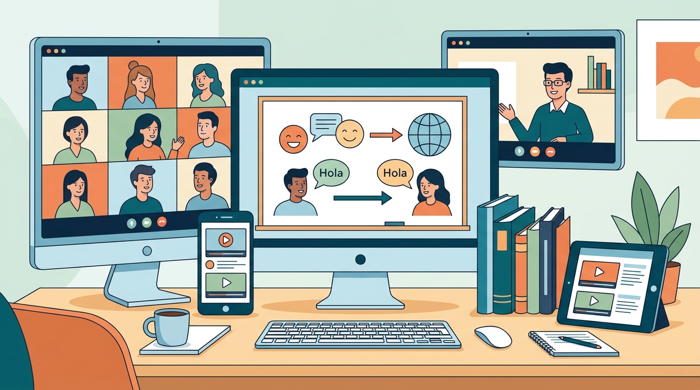 Online Spanish Classes for Adults: Fun and Relaxed Options
