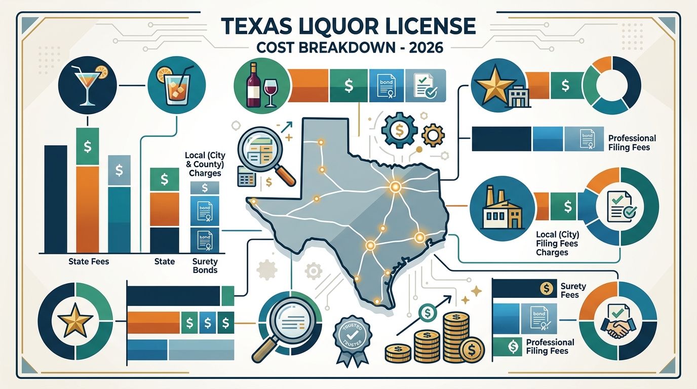 How Much Does a Liquor License Cost in Texas in 2026?