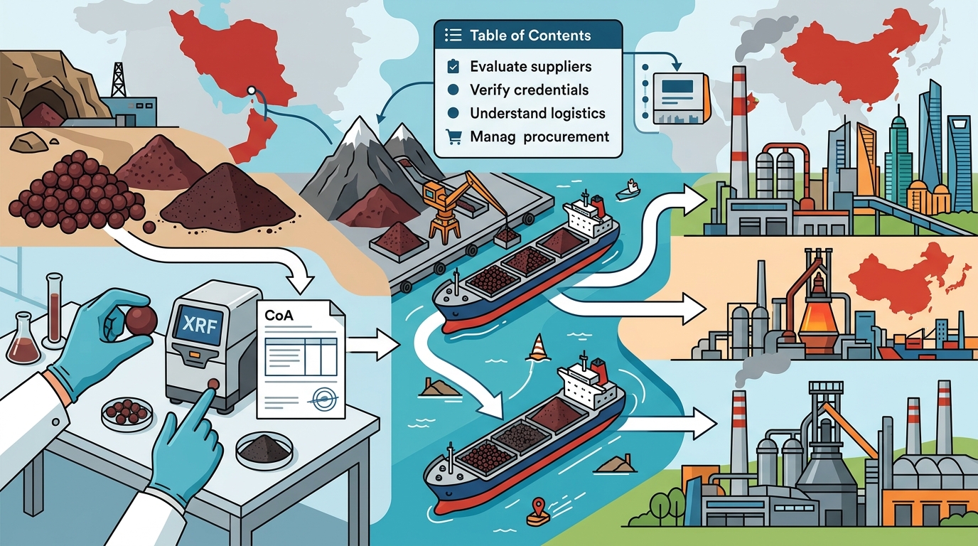 Iron Ore Pellets and Concentrate Exporters for GCC and China