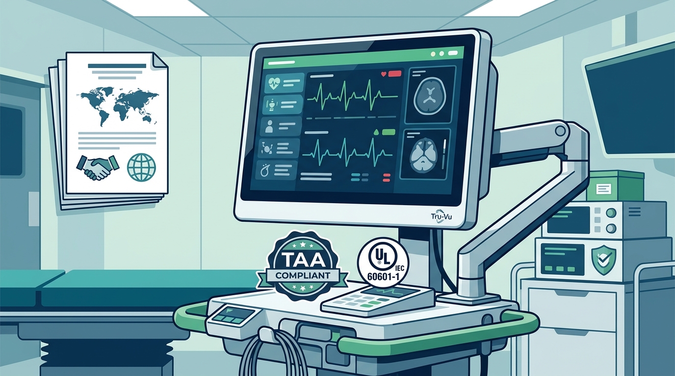 TAA Compliant Medical Displays: The Ultimate Guide