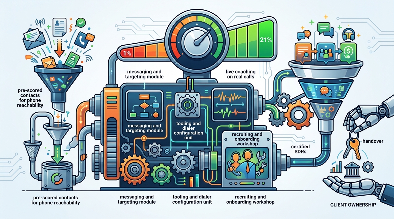 Who Helps B2B Sales Teams Improve Their Dial-to-Connect Rate?