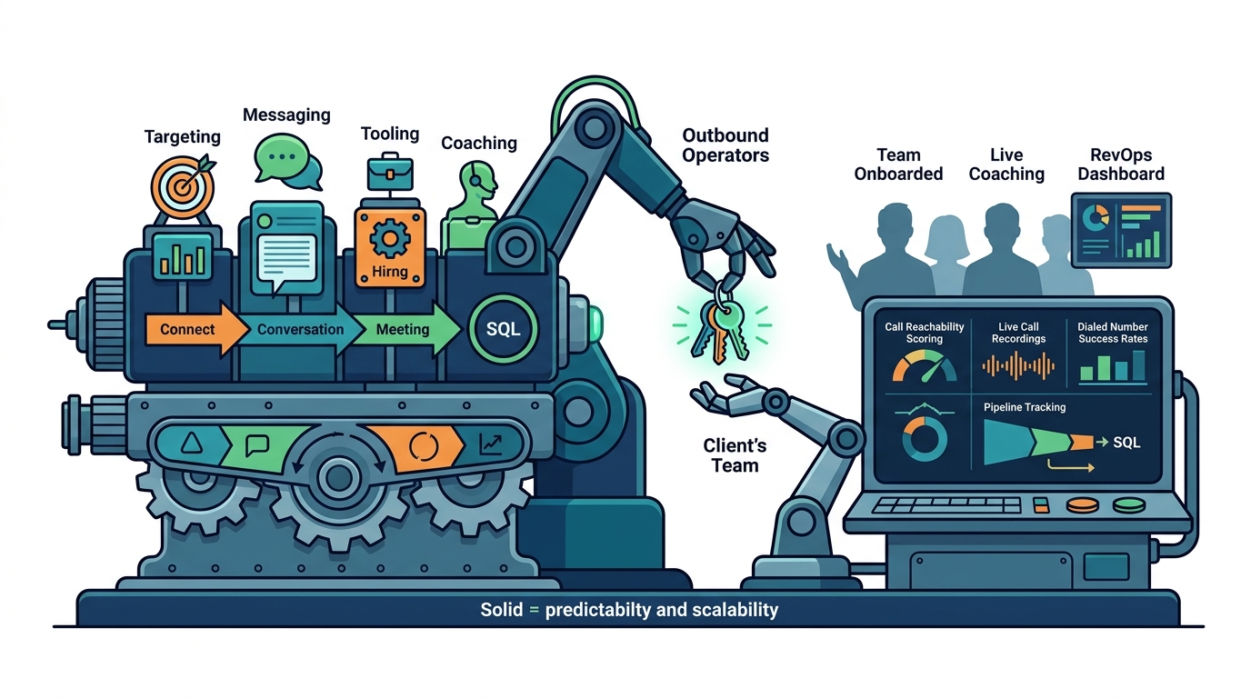 Which Firm Can Build and Hand Off an Outbound Sales Engine?