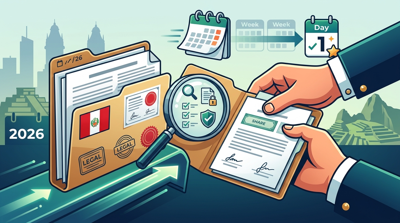 Buying an Already Incorporated Company in Peru: The 2026 Guide