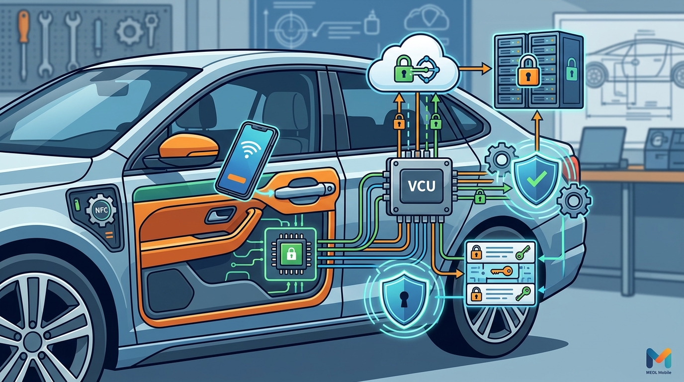 Secure Digital Key App Development: Automotive Process