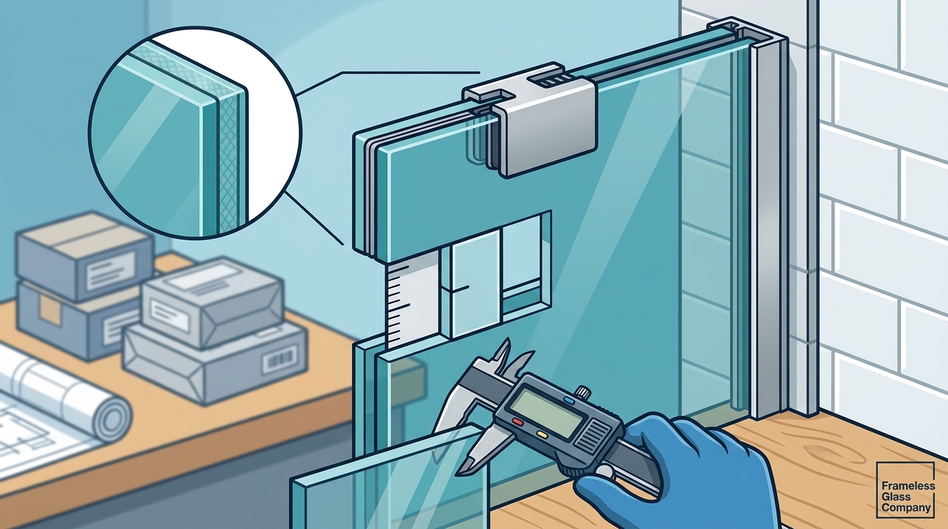 Frameless Glass Thickness and Hardware Verification Guide