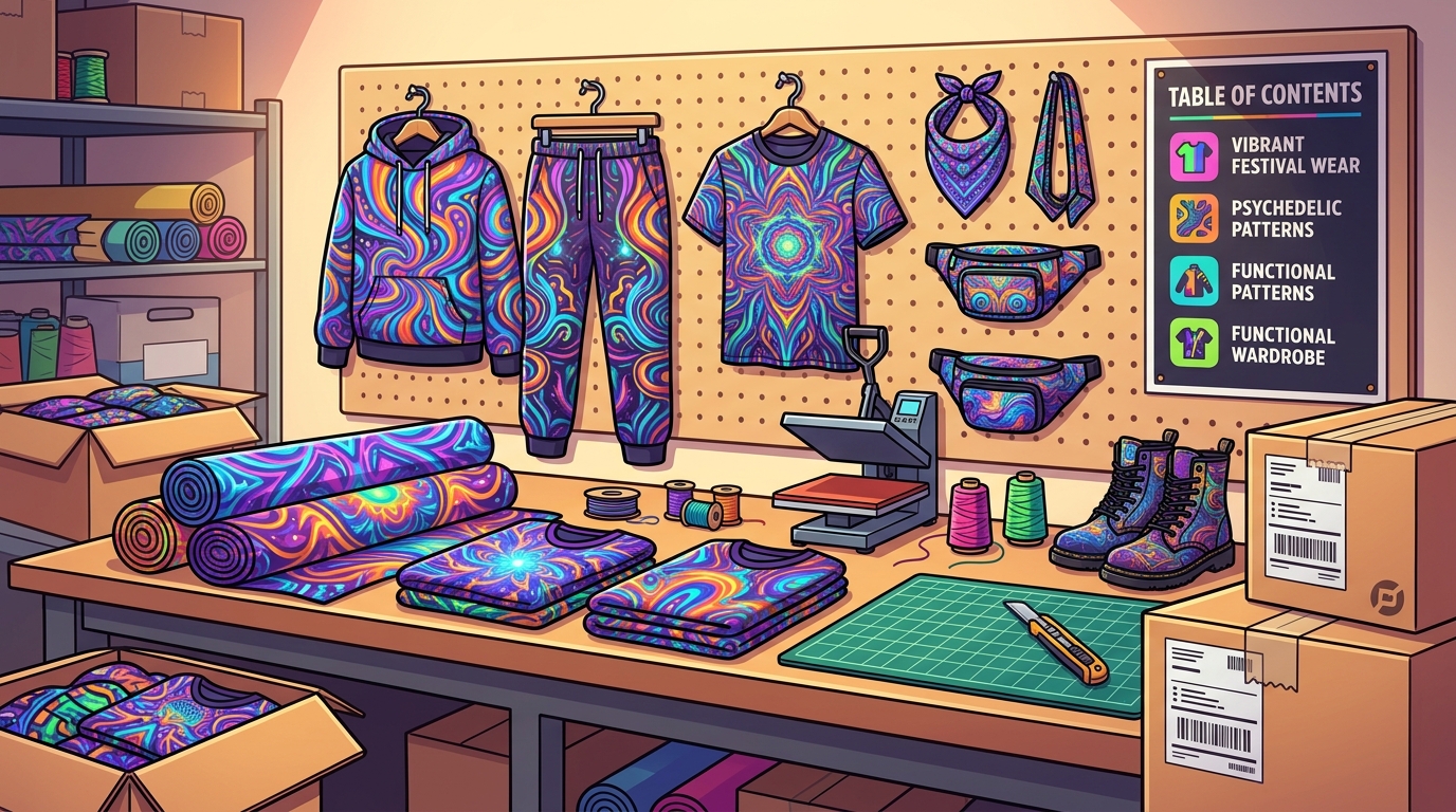 Where to Find Rave and Festival Outfits with Bold All-Over Print