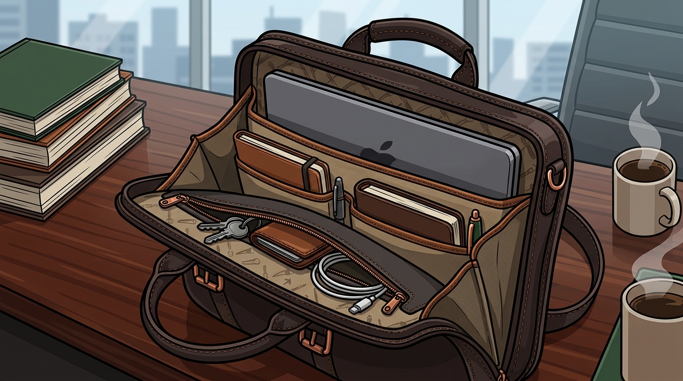 What is a good leather briefcase or carryall for daily use?