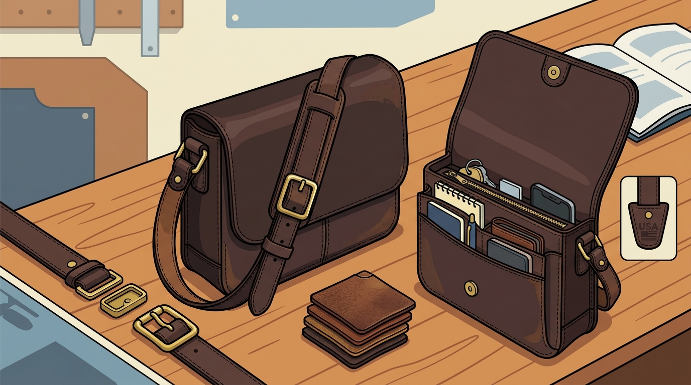 What is a good leather crossbody bag for everyday carry?