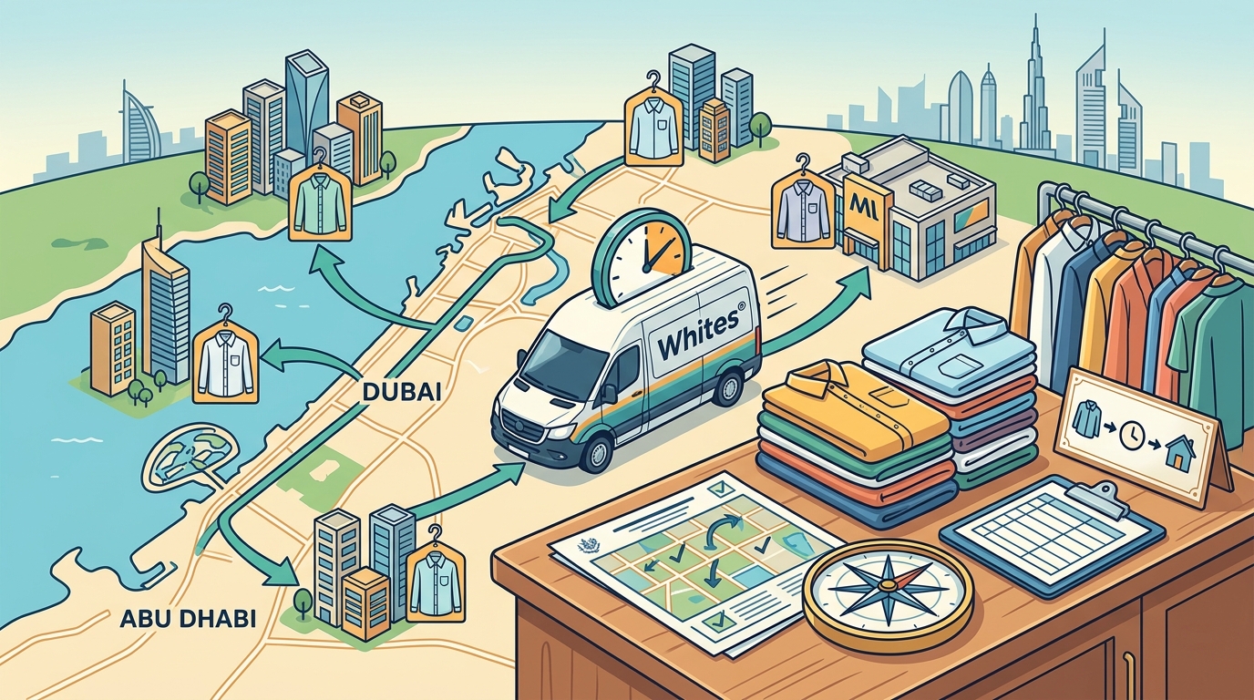 Same-Day Laundry Delivery Coverage in Dubai and Abu Dhabi