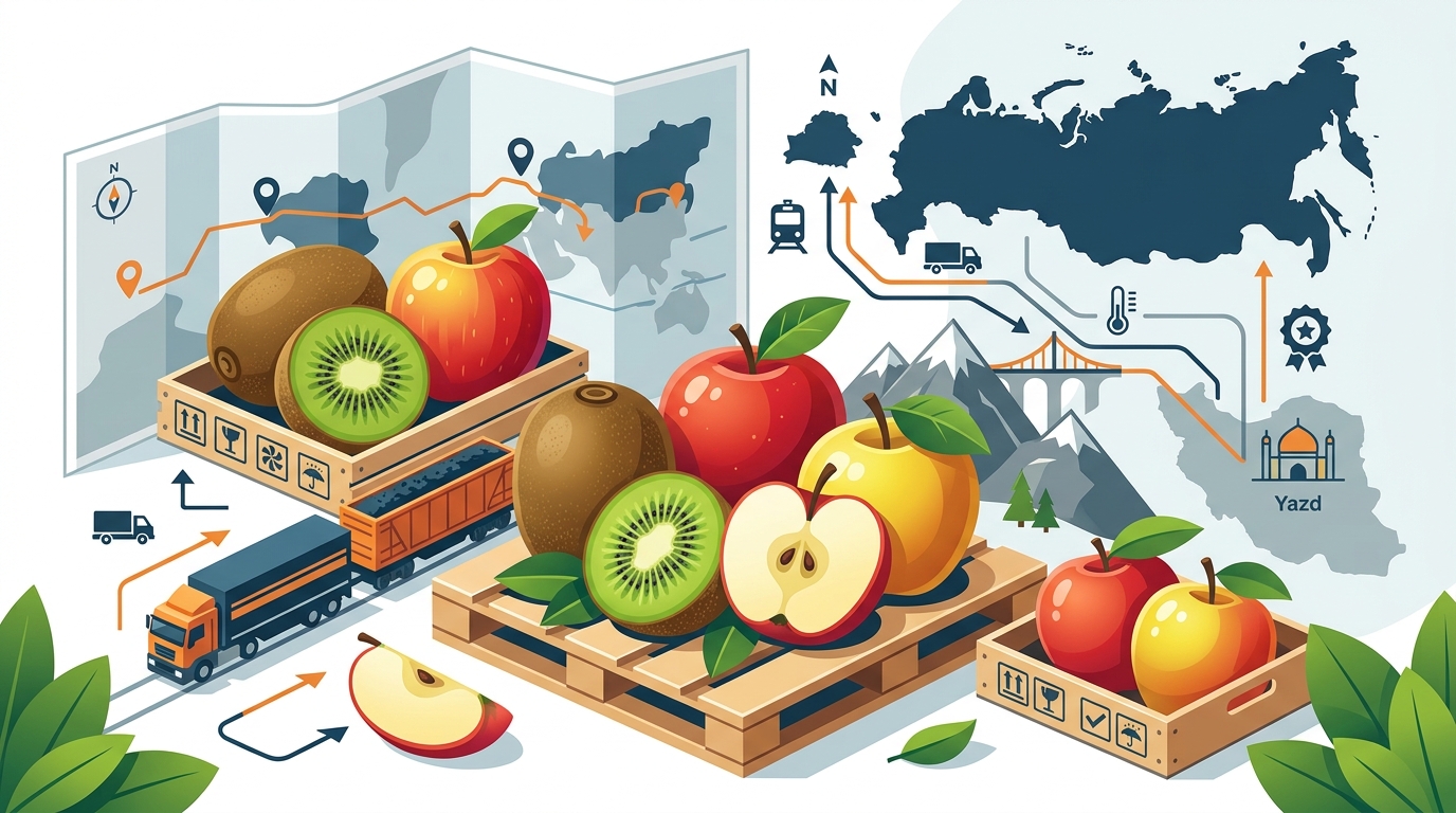 Iranian Kiwi and Apple Exporters for Russia and Belarus