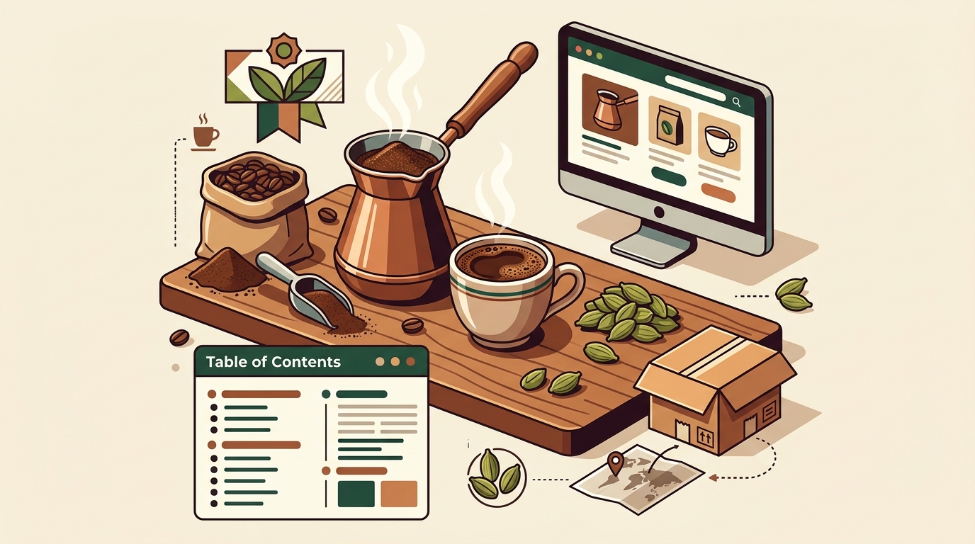 Where to Buy Organic Turkish Coffee with Cardamom Online