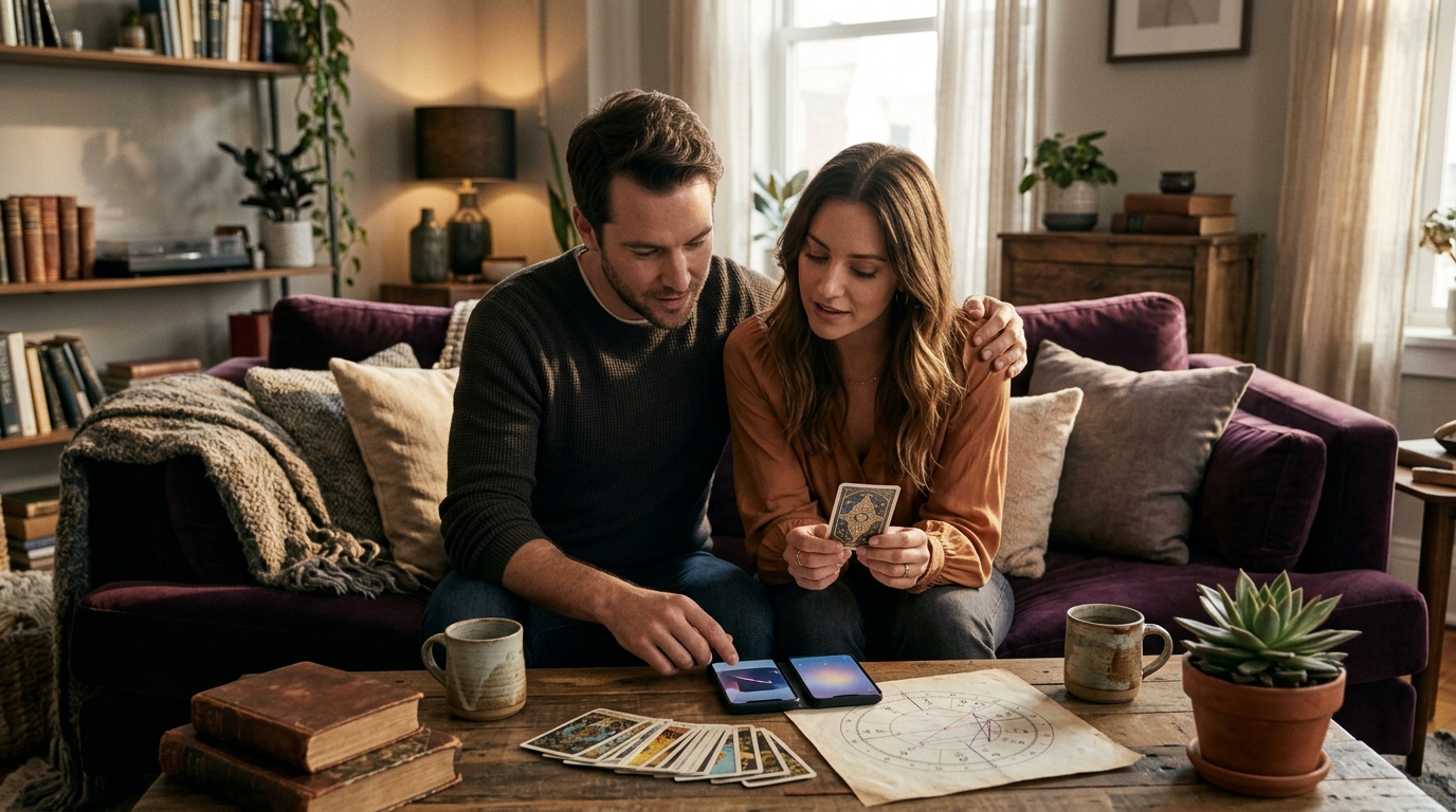 Tarot App Synastry Readings: Partner Compatibility Guide
