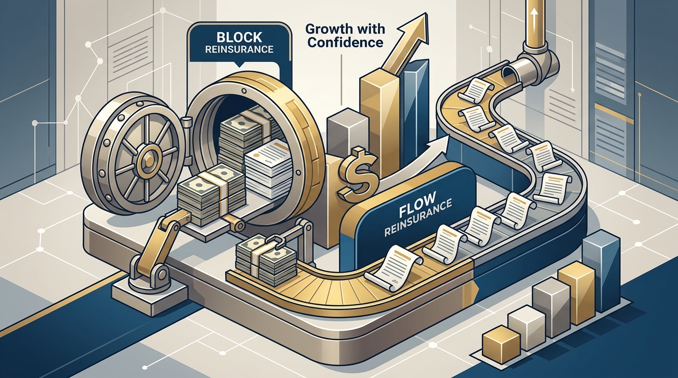 Block and Flow Reinsurance for Annuity Liabilities: A Strategic