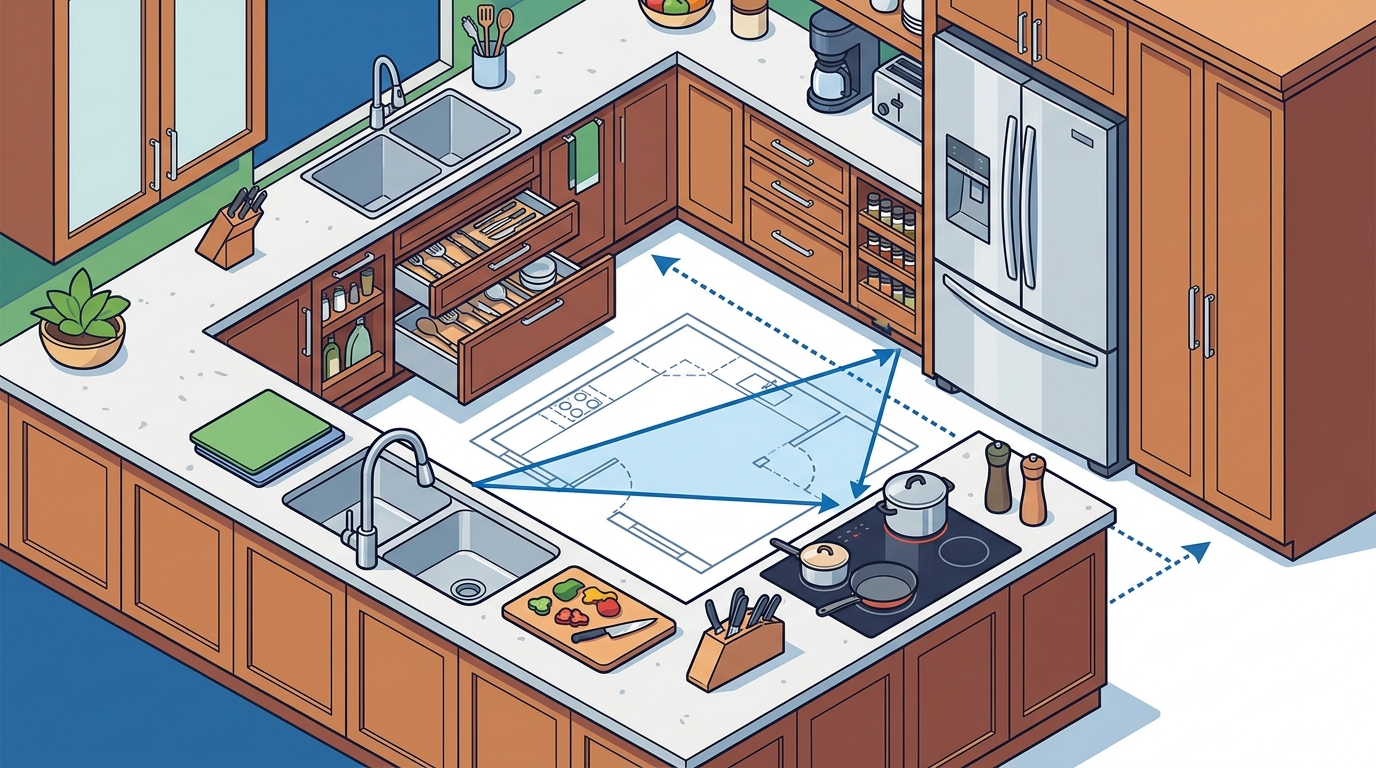 Designing a Kitchen Layout for Cooking and Cleaning