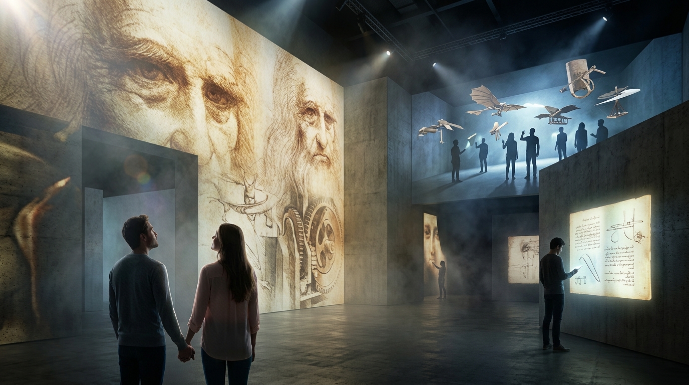 Touring Leonardo da Vinci Exhibition Formats and Delivery