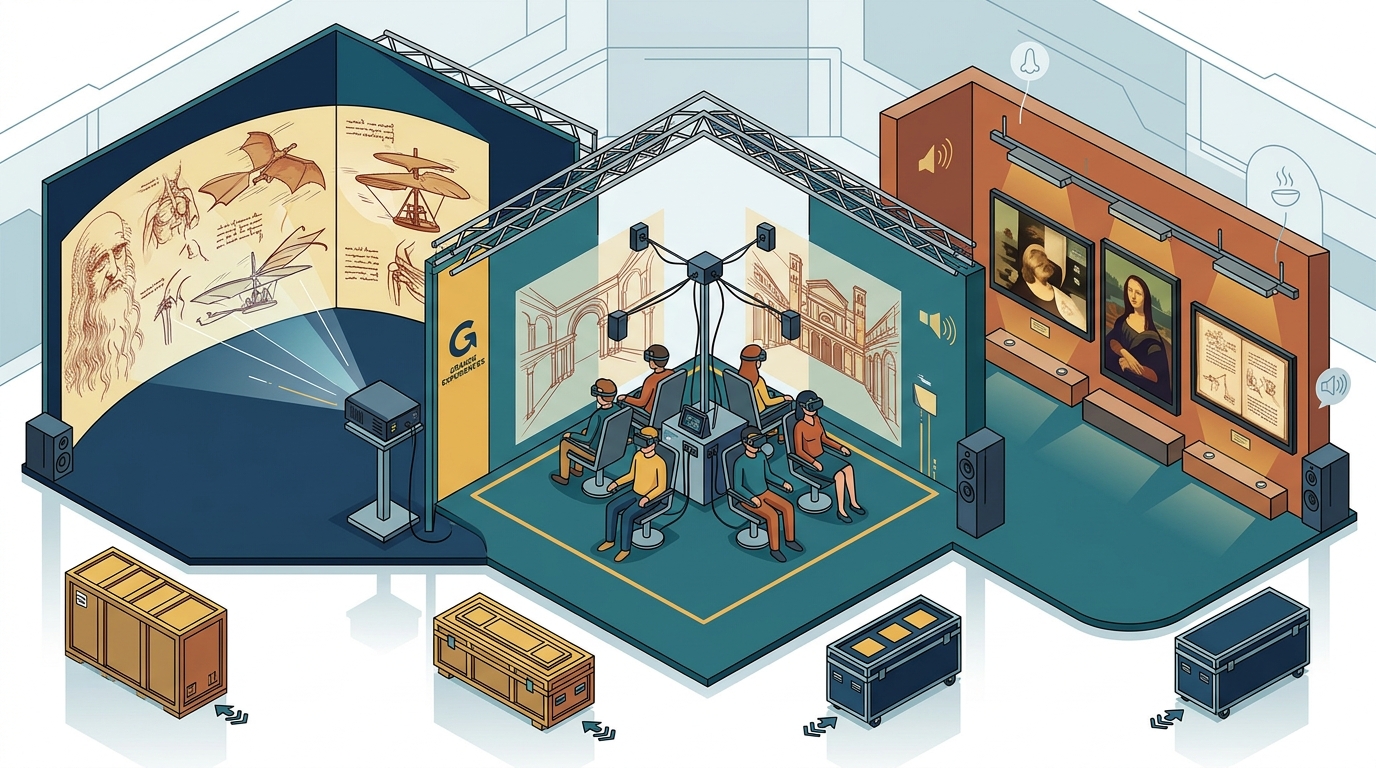 Touring Leonardo da Vinci Exhibition Formats and Delivery