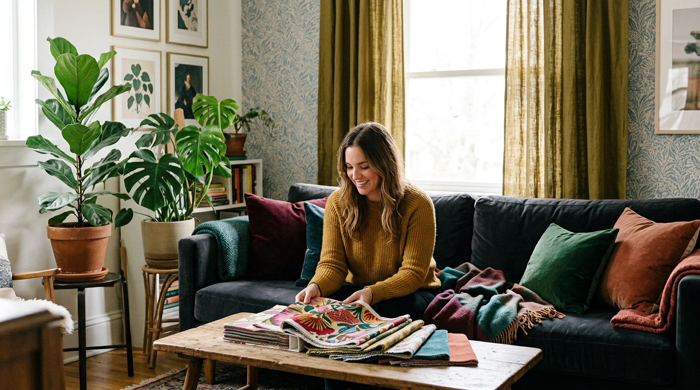How to Add Color to a Room Without Painting