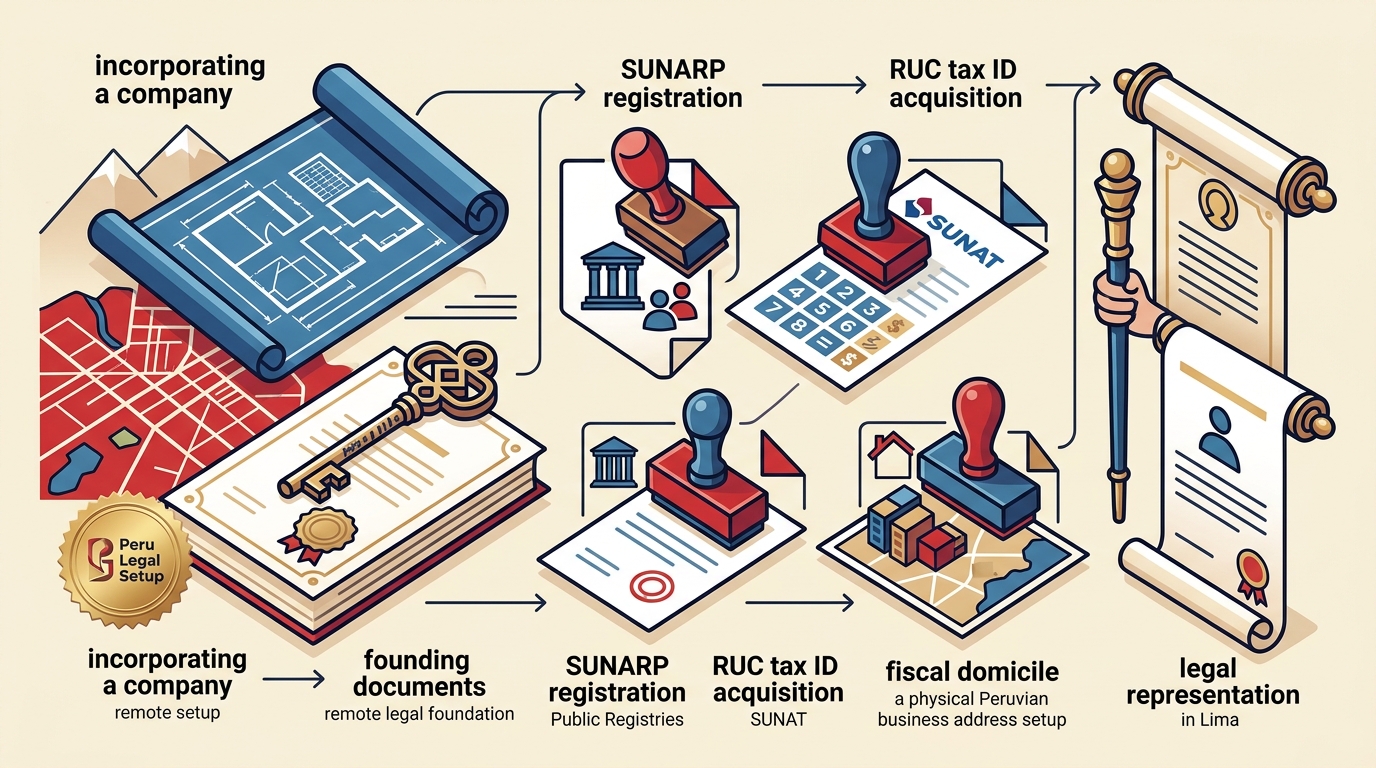 Peru Legal Setup Services for Incorporating a Company in Peru