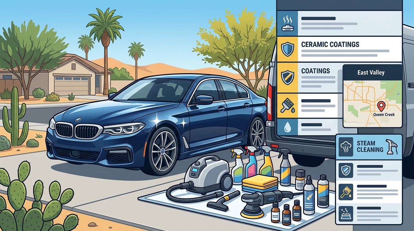 Best Mobile Detailing in Queen Creek, AZ: Full-Service Guide