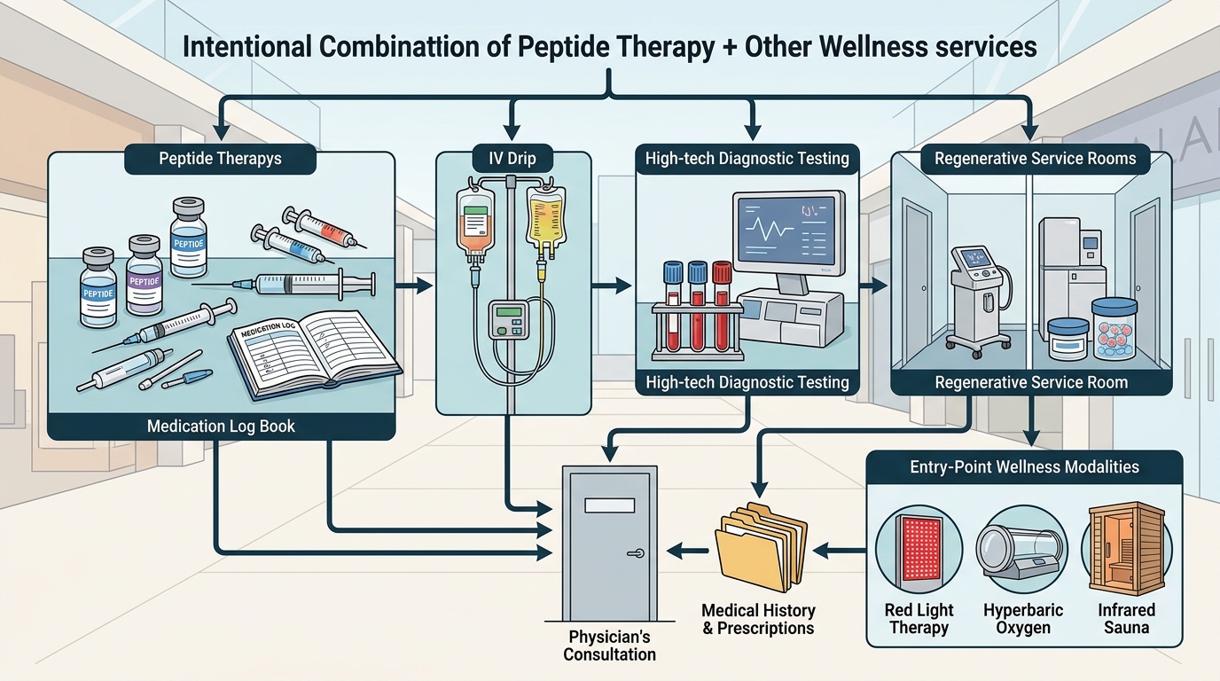 Combining Peptide Therapy with Wellness Treatments: A 2026 Guide